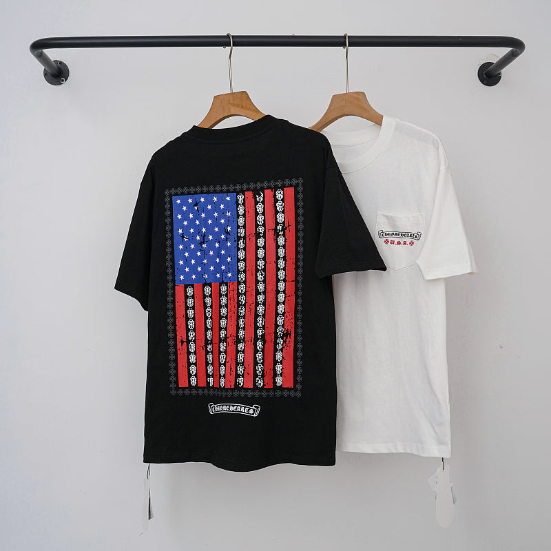 Chrome Hearts Short-Sleeve Black and White 9204