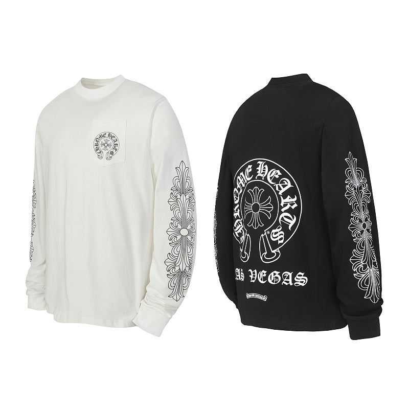 Chrome Hearts Long Sleeve Black and White 9020