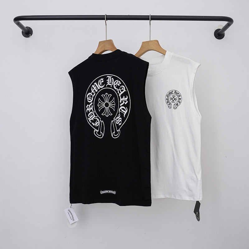 Chrome Hearts Black and White Vest 8301