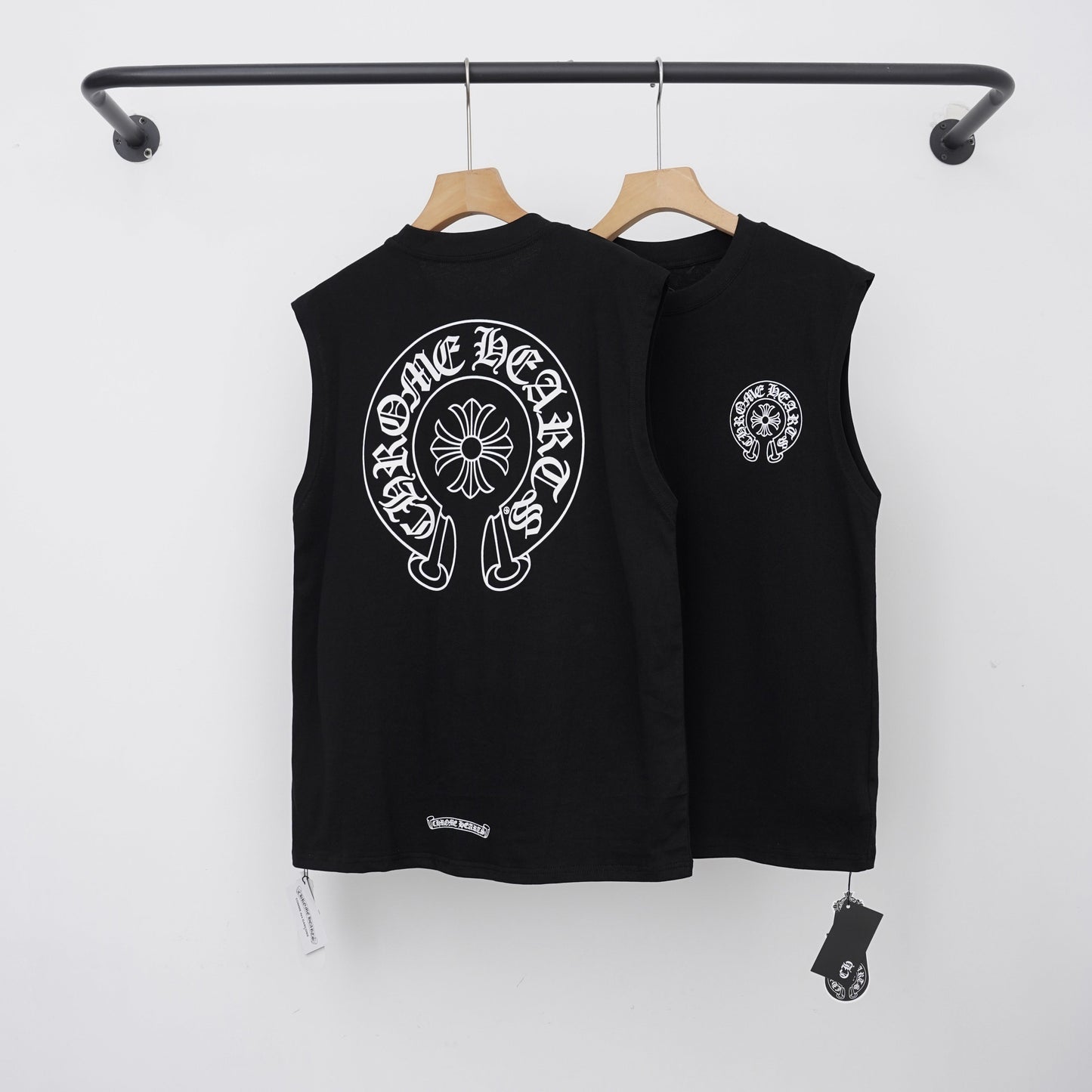 Chrome Hearts Black and White Vest 8301