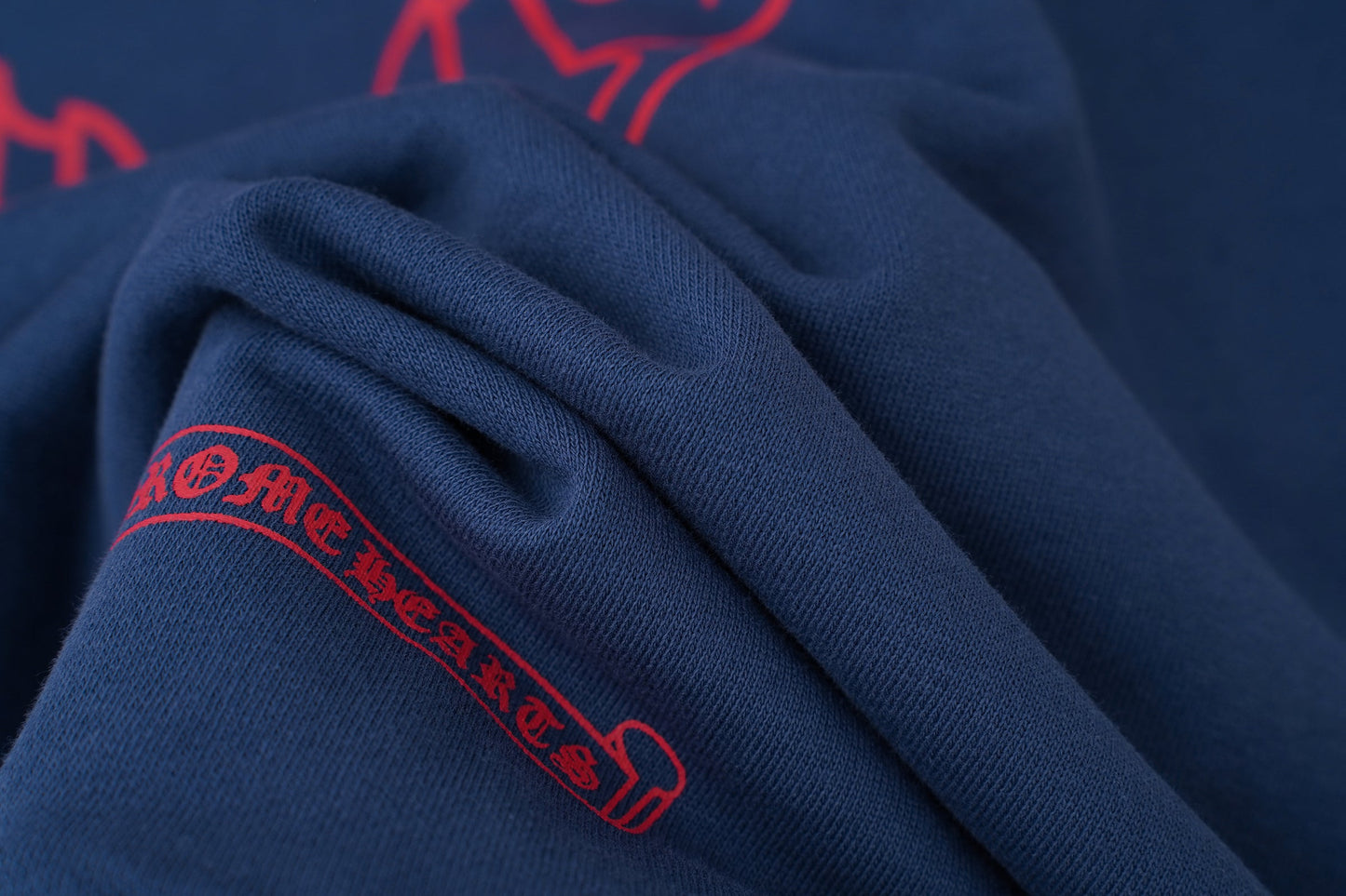 Chrome Hearts Hoodie in Black, White and Blue 3195