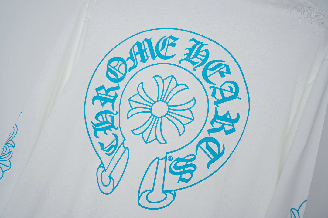 Chrome Hearts long-sleeved black and white 9022