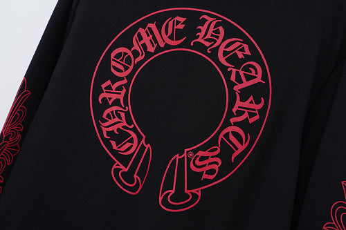 Chrome Hearts Hoodie in Black, White and Blue 3195