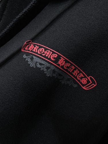 Chrome Hearts Print Zip-Up Sweatshirt Cardigan 957