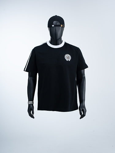 Chrome Hearts Color Block Tinted Classic Horseshoe Stamp Short-Sleeve T-Shirt 2654