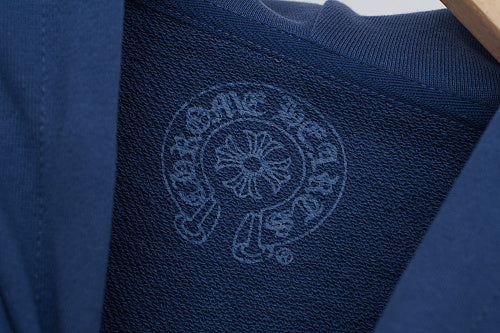 Chrome Hearts Hoodie in Black, White and Blue 3195