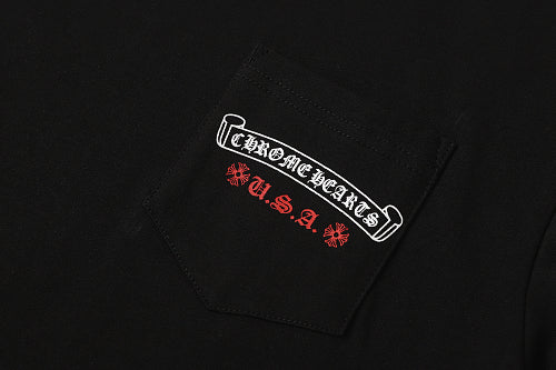 Chrome Hearts Short-Sleeve Black and White 9204
