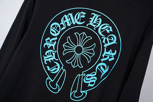 Chrome Hearts long-sleeved black and white 9022