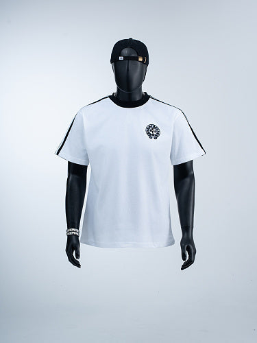 Chrome Hearts Color Block Tinted Classic Horseshoe Stamp Short-Sleeve T-Shirt 2654