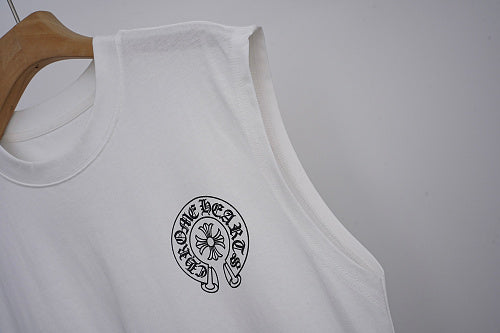 Chrome Hearts Black and White Vest 8301