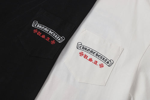 Chrome Hearts Short-Sleeve Black and White 9204