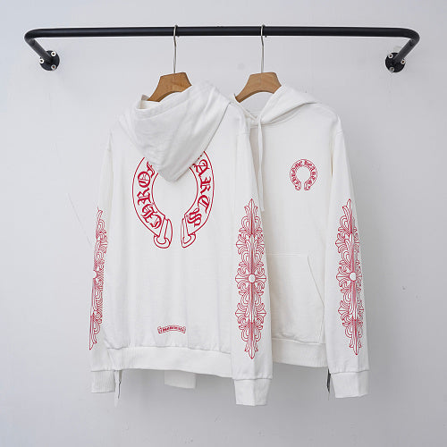 Chrome Hearts Hoodie in Black, White and Blue 3195