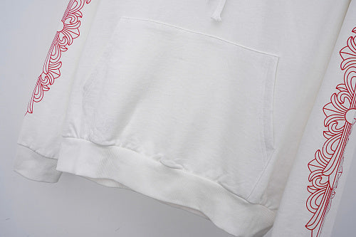 Chrome Hearts Hoodie in Black, White and Blue 3195