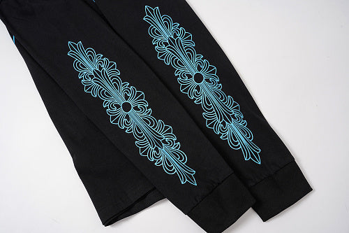 Chrome Hearts long-sleeved black and white 9022