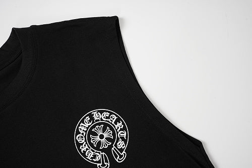 Chrome Hearts Black and White Vest 8301