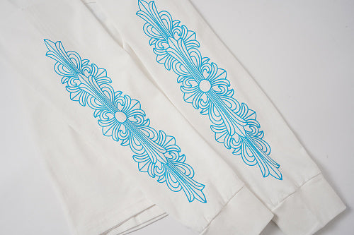 Chrome Hearts long-sleeved black and white 9022