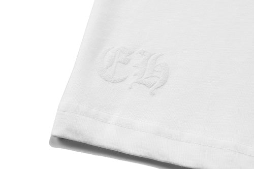Chrome Hearts Seven-Color Short-Sleeve T-Shirt with Sanskrit Watch Pocket and Letter Print on Neckline