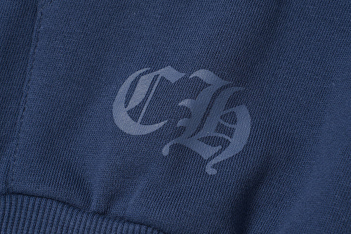 Chrome Hearts Hoodie in Black, White and Blue 3195