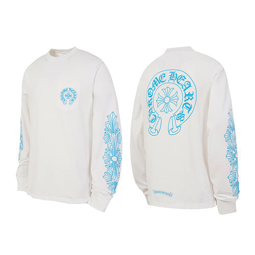 Chrome Hearts long-sleeved black and white 9022