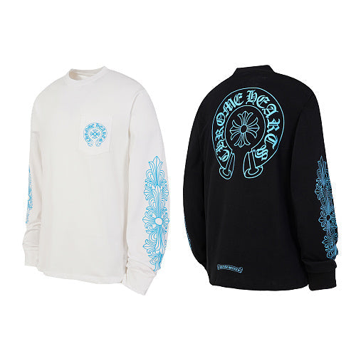 Chrome Hearts long-sleeved black and white 9022