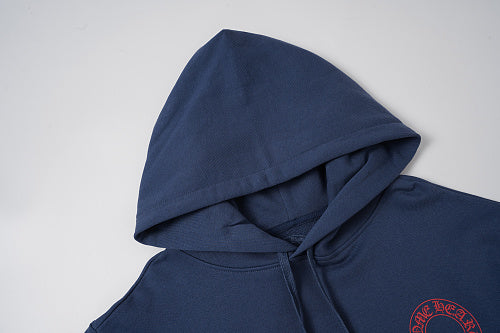 Chrome Hearts Hoodie in Black, White and Blue 3195