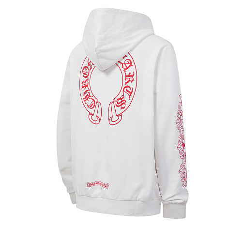 Chrome Hearts Hoodie in Black, White and Blue 3195