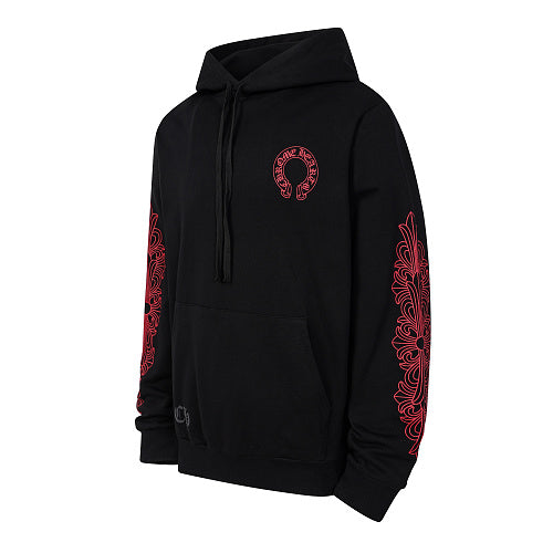 Chrome Hearts Hoodie in Black, White and Blue 3195