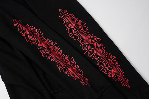 Chrome Hearts Hoodie in Black, White and Blue 3195