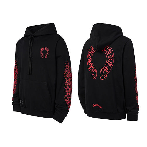 Chrome Hearts Hoodie in Black, White and Blue 3195