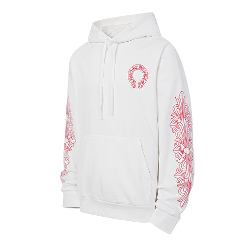 Chrome Hearts Hoodie in Black, White and Blue 3195