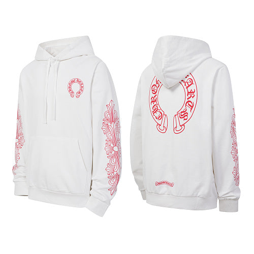 Chrome Hearts Hoodie in Black, White and Blue 3195